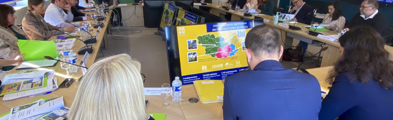 Venue ministérielle au Centre Hospitalier de Béthune Beuvry !